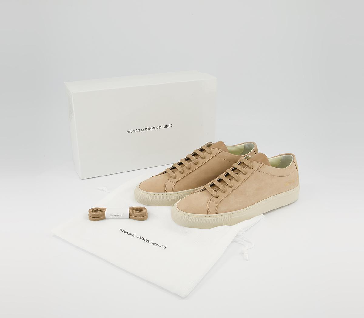 Common Projects Achillies Low Trainers W Common Projects Achillies Low Trainers W Nubuck Dark Nude