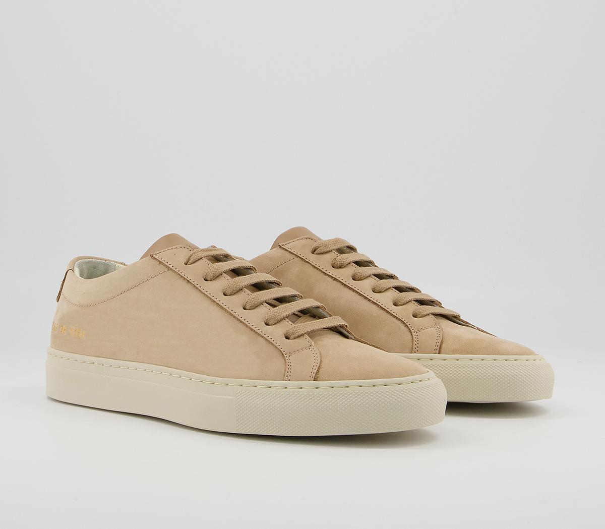 Common Projects Achillies Low Trainers W Common Projects Achillies Low Trainers W Nubuck Dark Nude