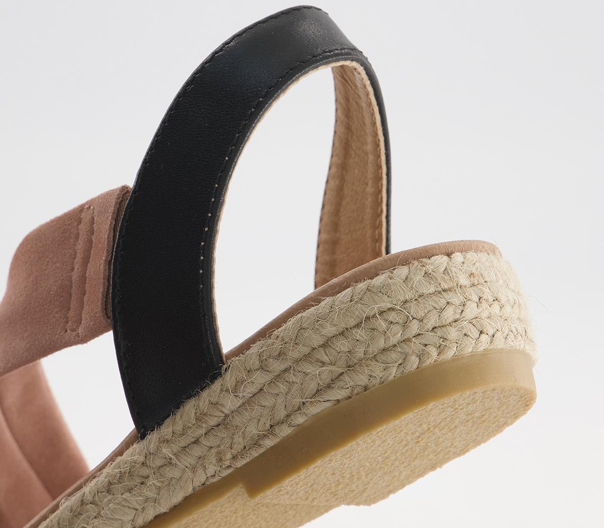 Office Heidi Espadrille Sandals Office Heidi Espadrille Sandals Leopard Nude Black Leather Mix
