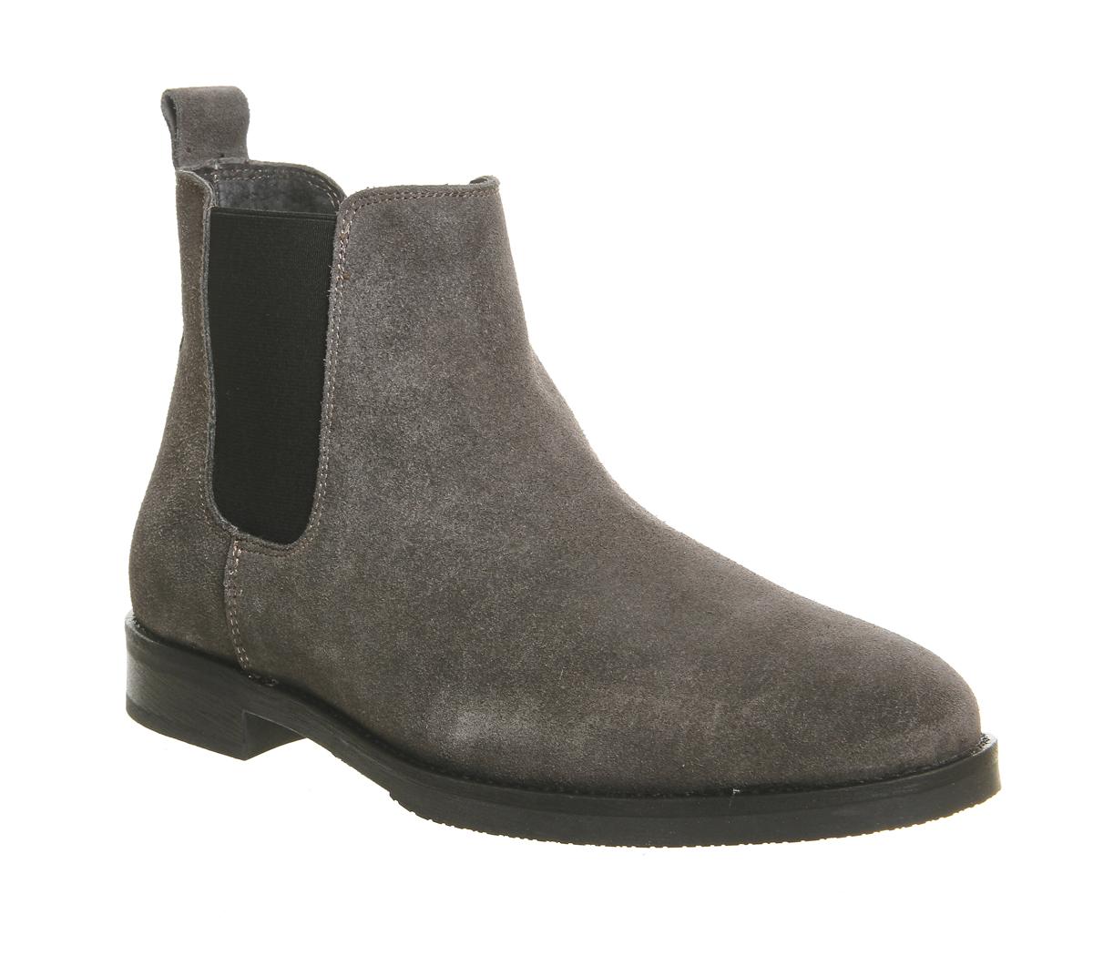 OFFICECage Chelsea BootsGrey Suede