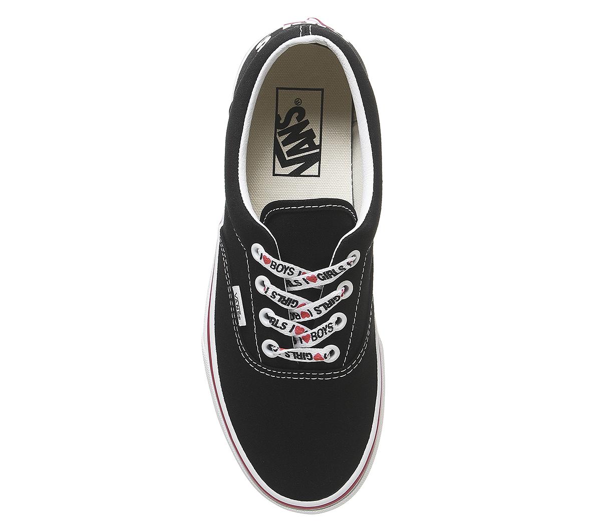 VansEra TrainersBlack White I Heart