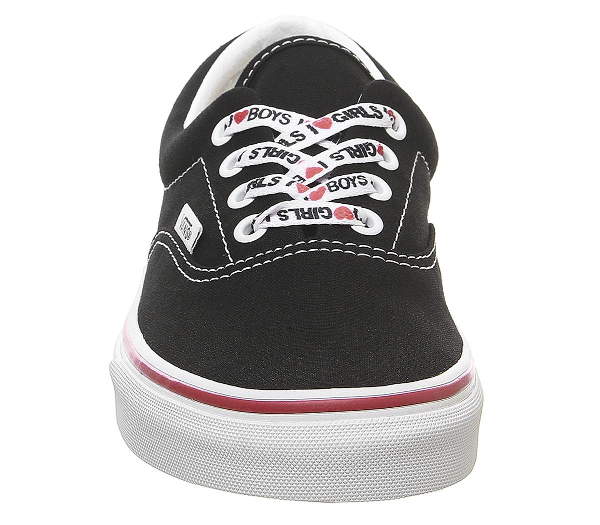 VansEra TrainersBlack White I Heart