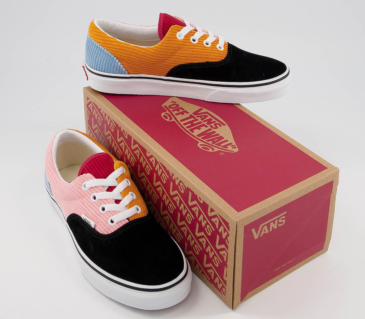 VansEra TrainersBlack Pink Icing True White Cord Exclusive