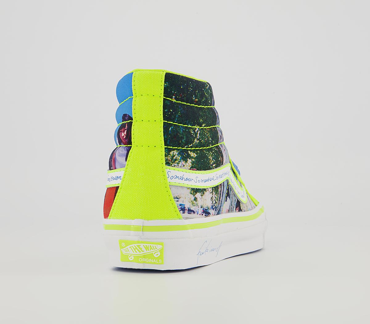 Vans Vault Og Sk8 Hi Lx Trainers Vans Vault Og Sk8 Hi Lx Trainers Sarah Andelman Fumiko True White Safety Yellow