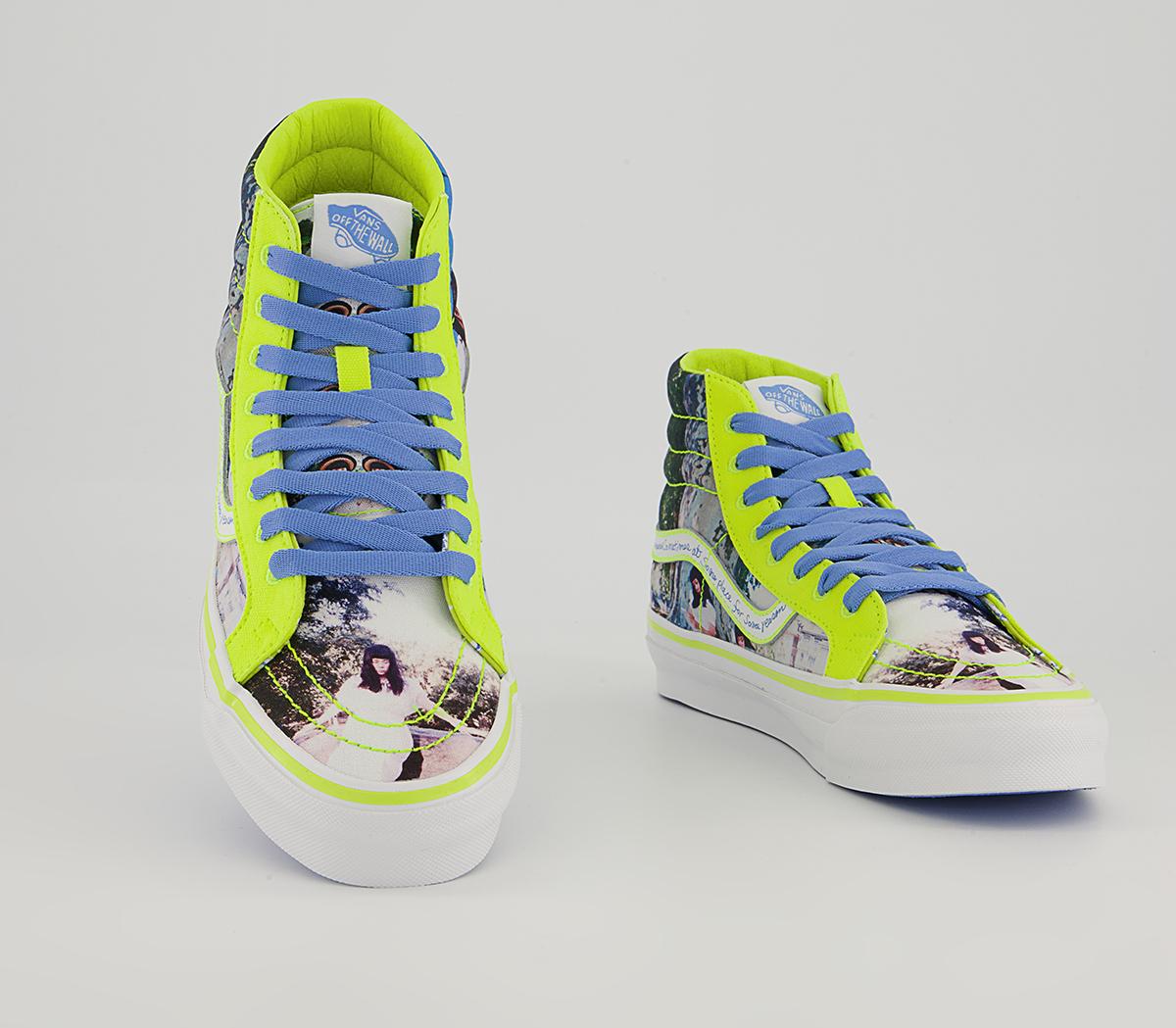 Vans Vault Og Sk8 Hi Lx Trainers Vans Vault Og Sk8 Hi Lx Trainers Sarah Andelman Fumiko True White Safety Yellow
