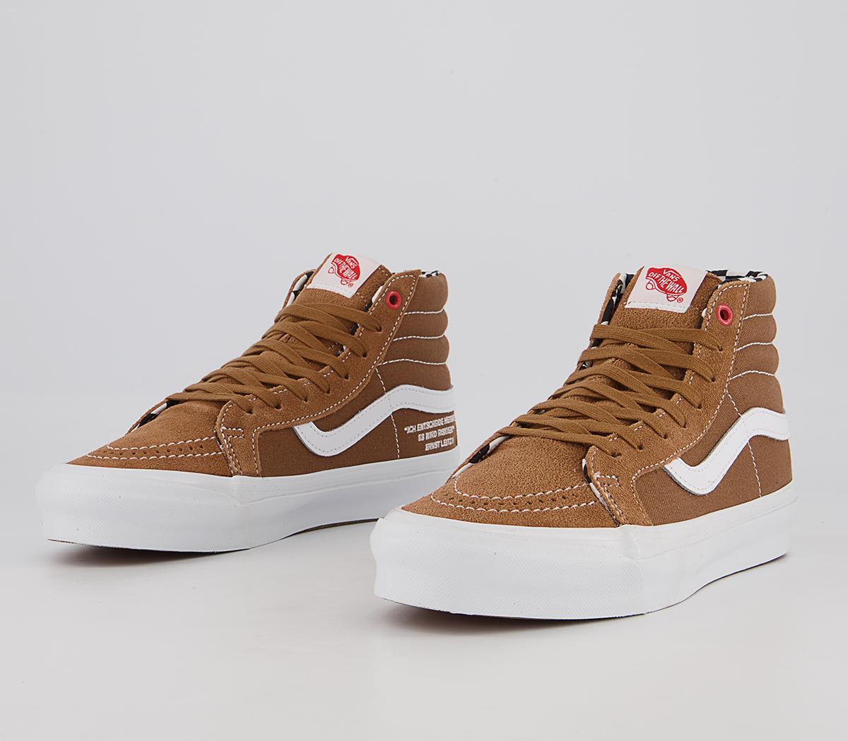 Vans Vault Og Sk8 Hi Lx Trainers Vans Vault Og Sk8 Hi Lx Trainers Ray Barbee Lieca Brown