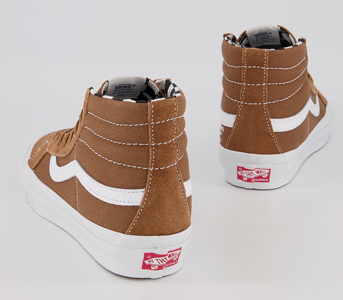 Vans Vault Og Sk8 Hi Lx Trainers Vans Vault Og Sk8 Hi Lx Trainers Ray Barbee Lieca Brown