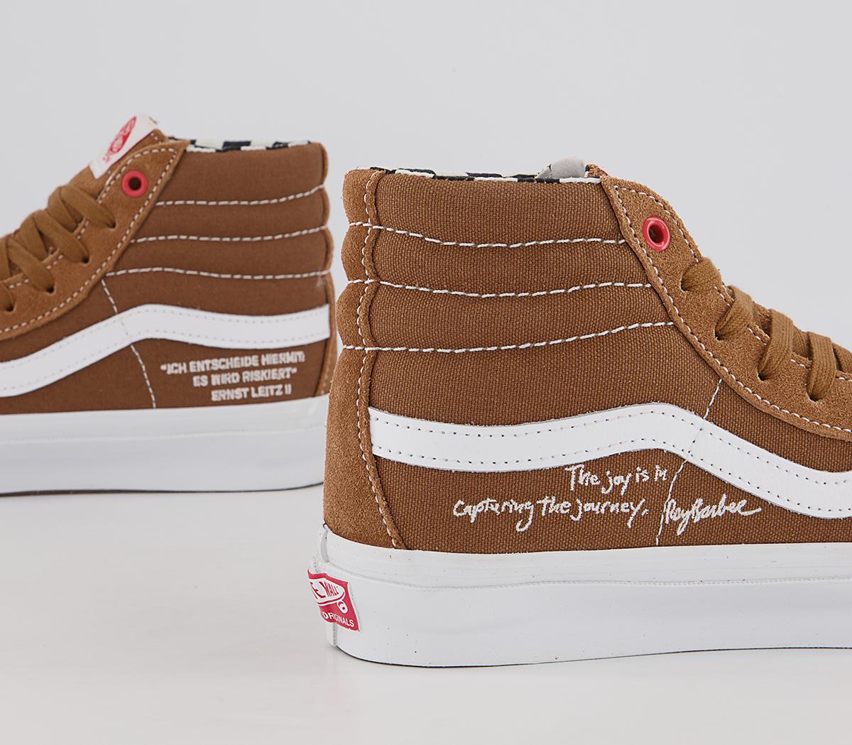Vans Vault Og Sk8 Hi Lx Trainers Vans Vault Og Sk8 Hi Lx Trainers Ray Barbee Lieca Brown