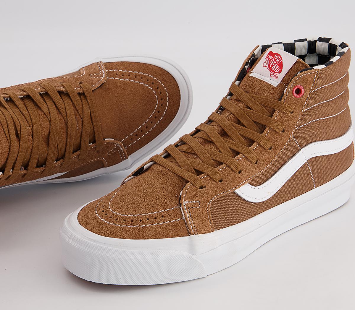 Vans Vault Og Sk8 Hi Lx Trainers Vans Vault Og Sk8 Hi Lx Trainers Ray Barbee Lieca Brown
