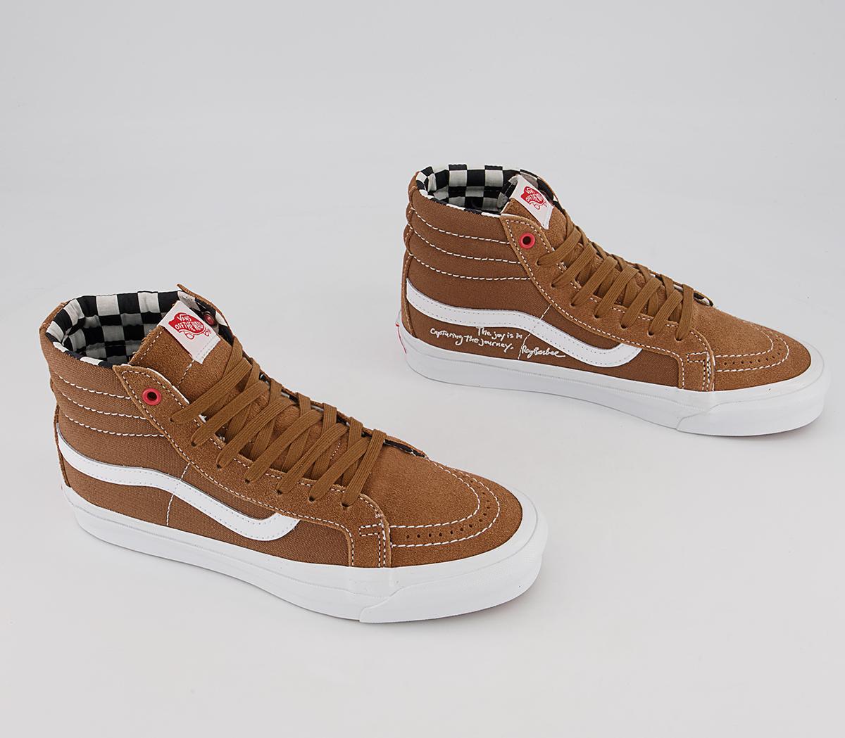 Vans Vault Og Sk8 Hi Lx Trainers Vans Vault Og Sk8 Hi Lx Trainers Ray Barbee Lieca Brown