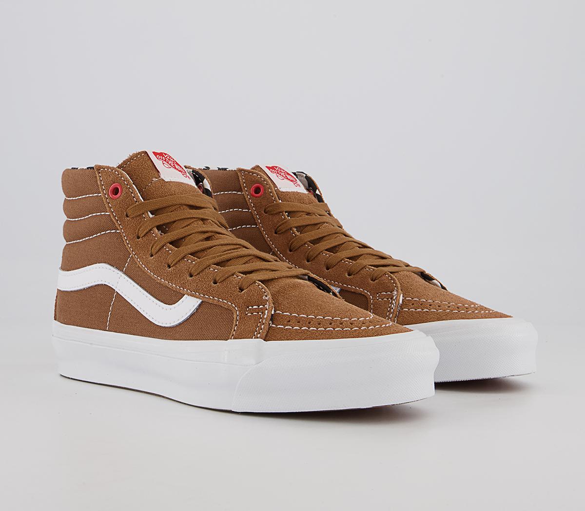 Vans Vault Og Sk8 Hi Lx Trainers Vans Vault Og Sk8 Hi Lx Trainers Ray Barbee Lieca Brown