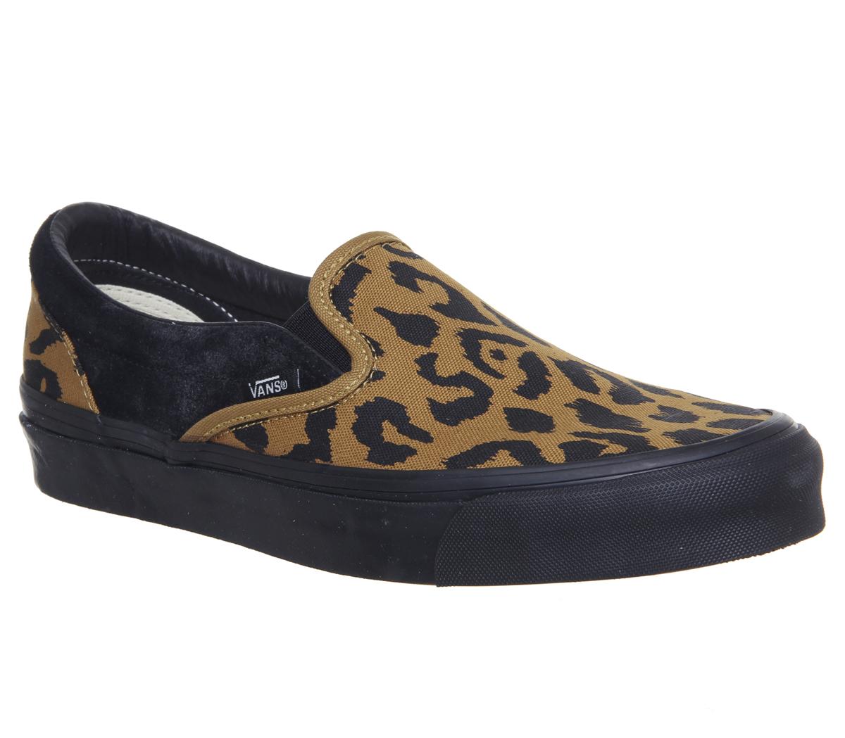 Vans slip hot sale ons leopard