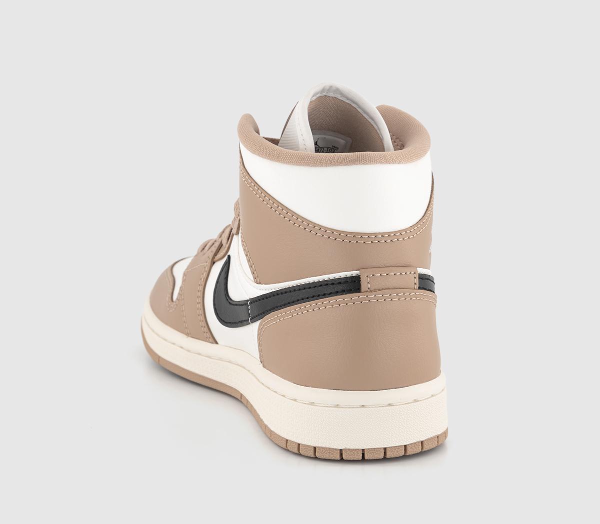 JordanAir Jordan 1 Mid TrainersSail Black Desert