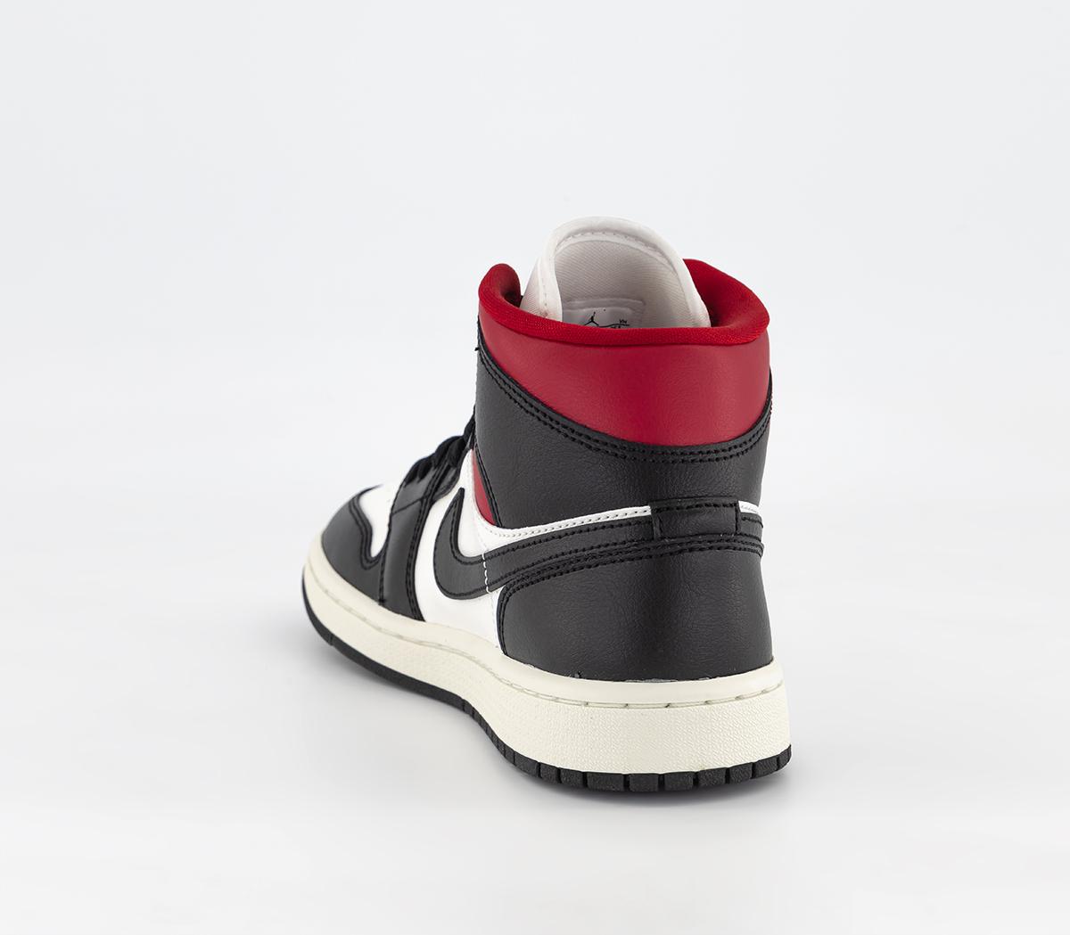 jordan 1 black gym red sail