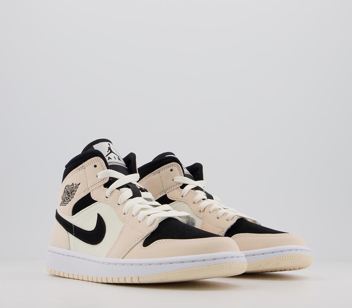 jordan 1 mid guava ice black sail