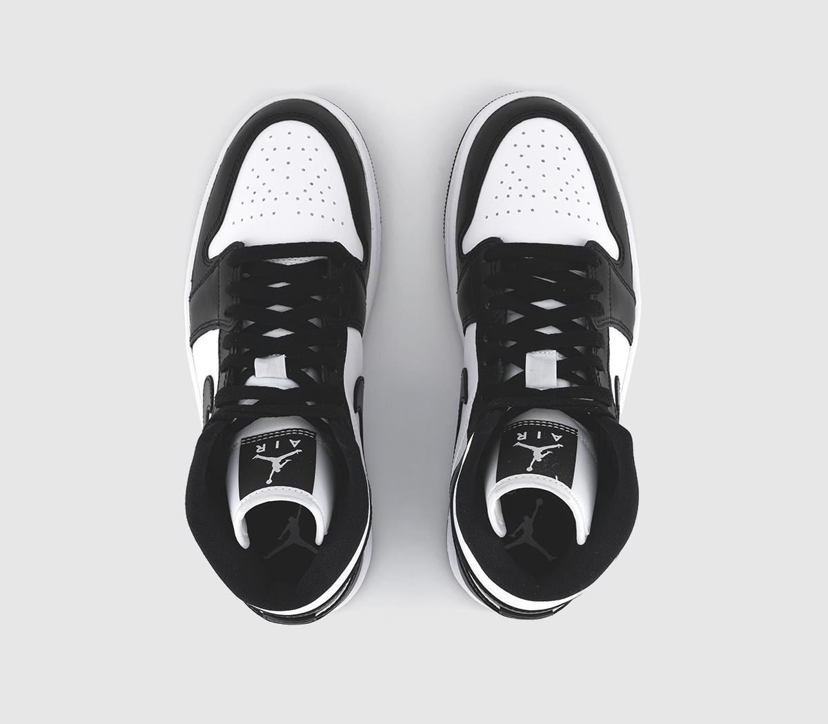 Jordan Air Jordan 1 Mid Trainers Jordan Air Jordan 1 Mid Trainers White Black White