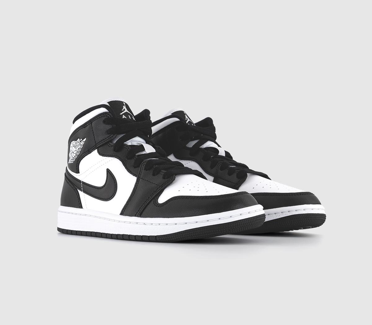 Jordan Air Jordan 1 Mid Trainers Jordan Air Jordan 1 Mid Trainers White Black White
