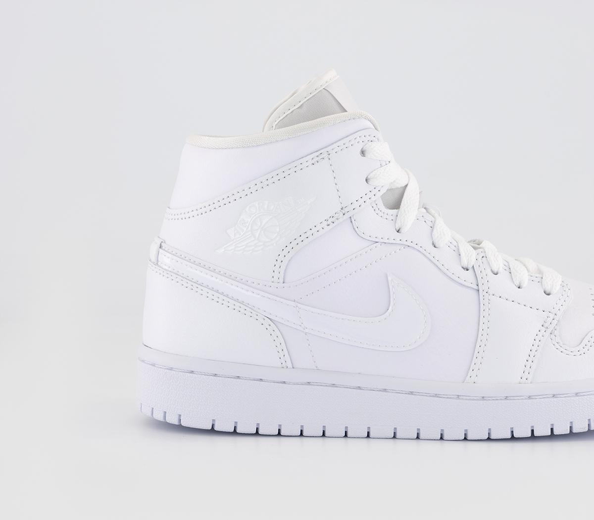white aj1 mid