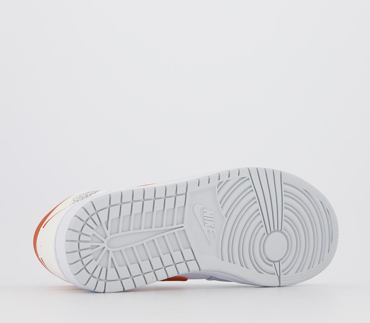 JordanAir Jordan 1 Mid TrainersWhite Starfish Pure Platinum