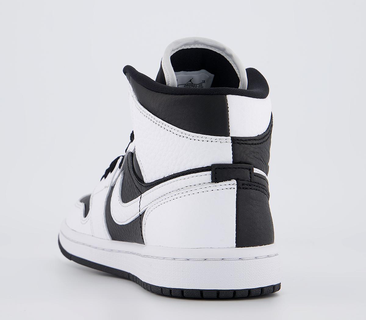 Jordan Air Jordan 1 Mid Trainers Jordan Air Jordan 1 Mid Trainers White Black White Split