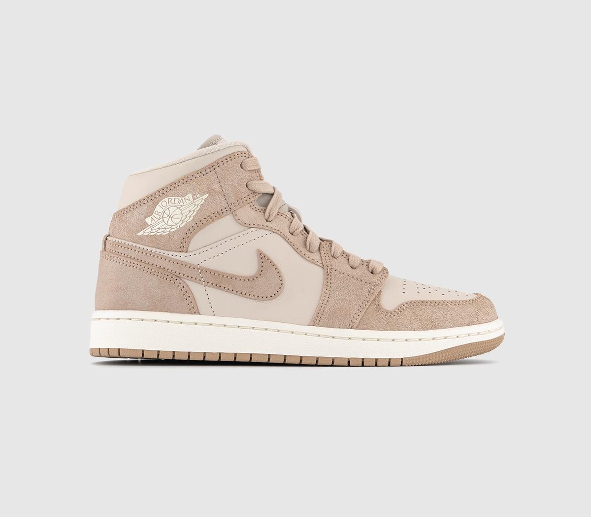 Air 1 Mid Trainers Legend Light Brown Sail