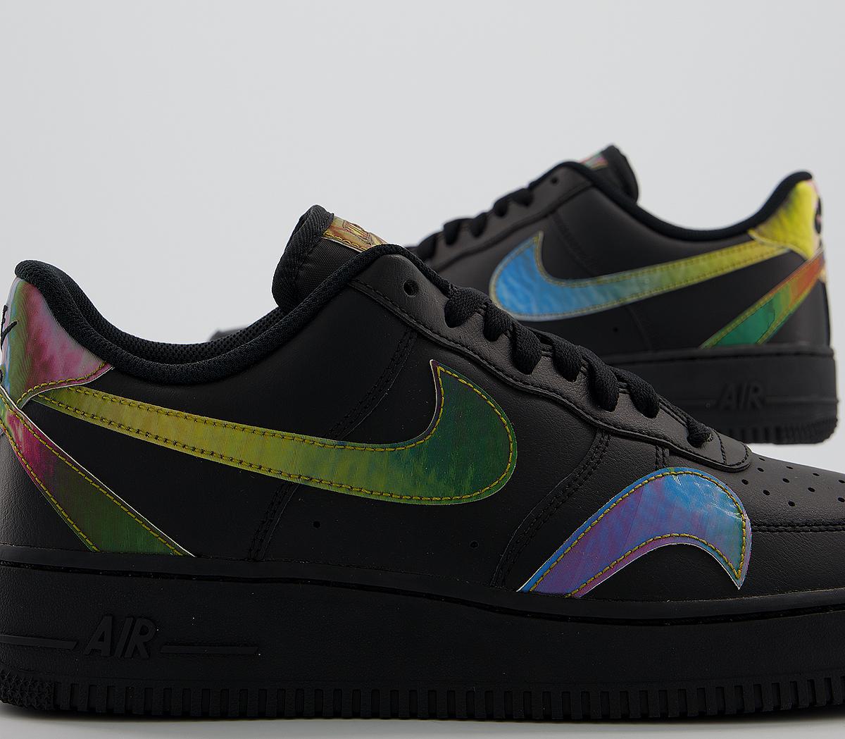 Nike Air Force 1 Lv8 Trainers Black Multi Colour Black - Unisex Sports