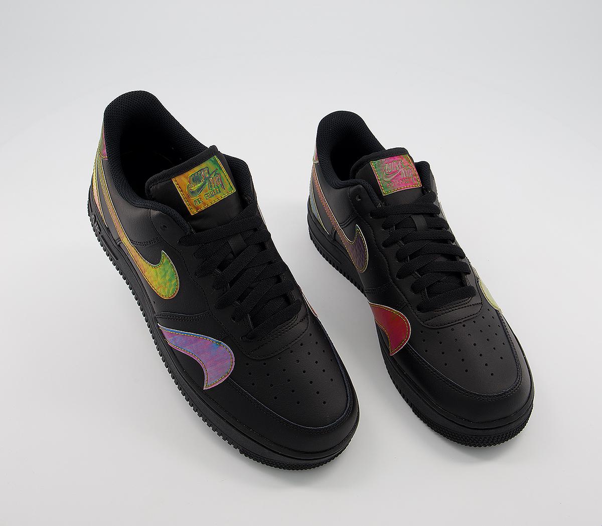 Nike Air Force 1 Lv8 Trainers Black Multi Colour Black Unisex Sports