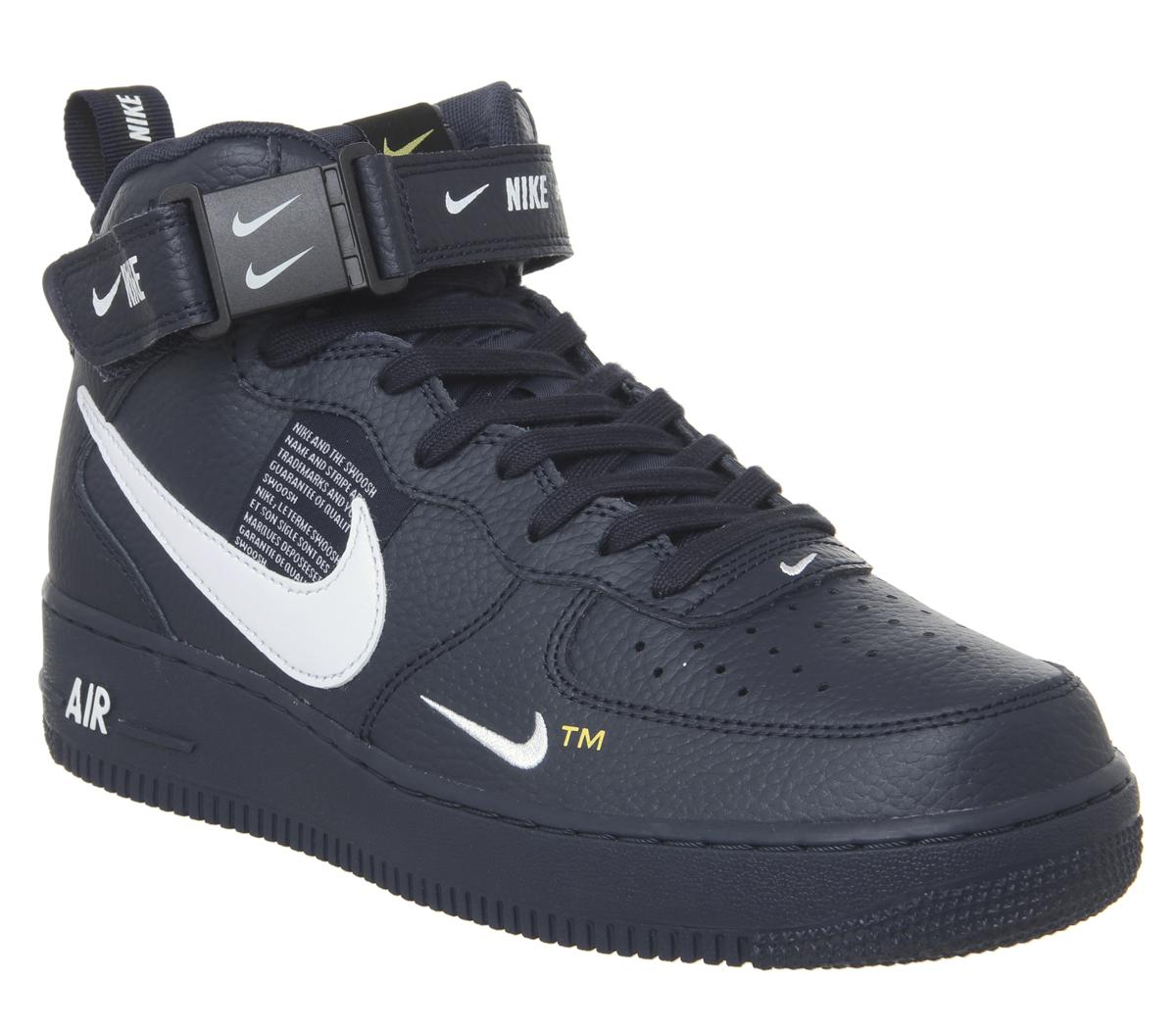 Air force 1 mid 7 lv8 obsidian sale