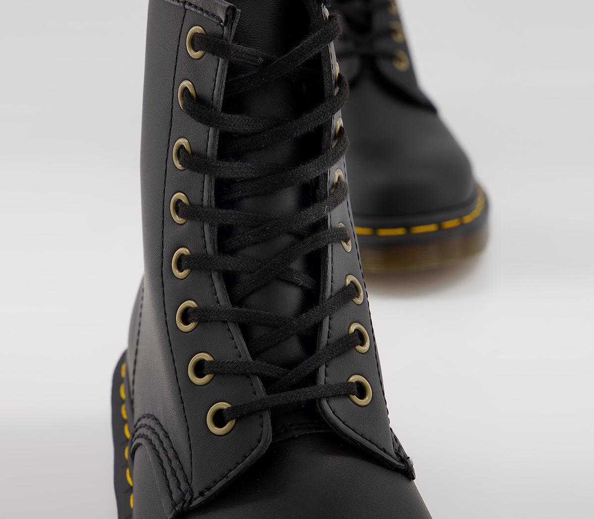 Dr. Martens Vegan 1460 8 Eye Boots F Dr. Martens Vegan 1460 8 Eye Boots F Black