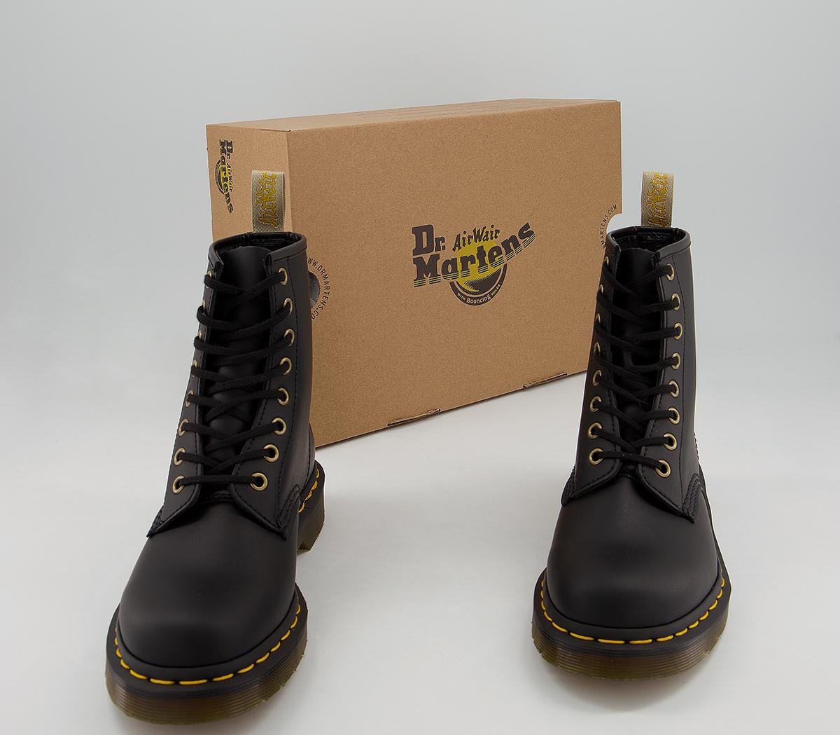 Dr. Martens Vegan 1460 8 Eye Boots F Dr. Martens Vegan 1460 8 Eye Boots F Black
