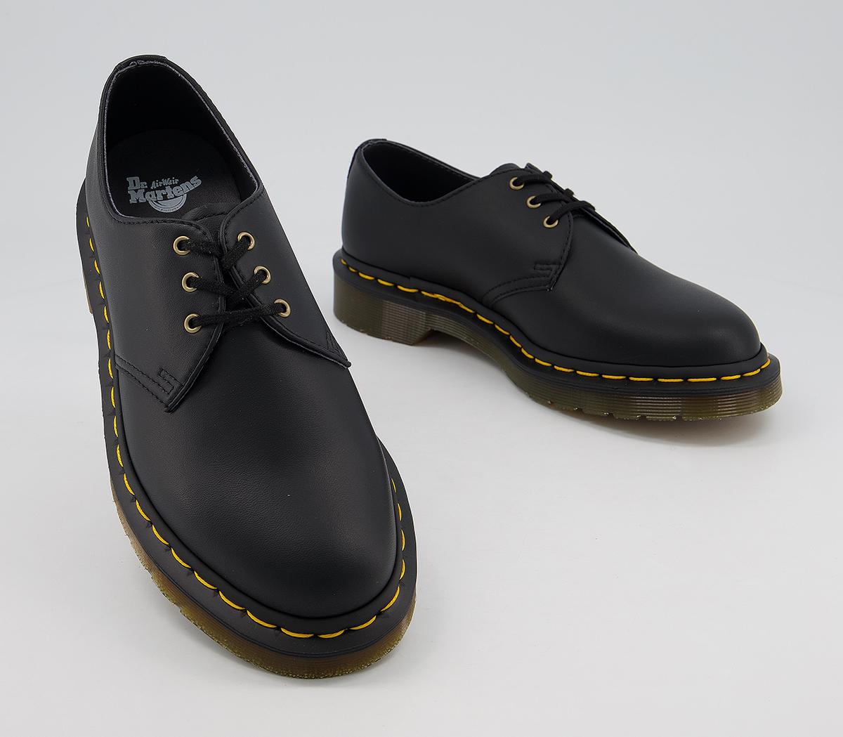 Dr. Martens Vegan 1461 3 Eye Shoes F Black - Flat Shoes for Women