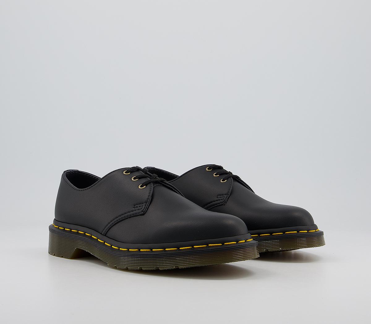 Dr. Martens Vegan 1461 3 Eye Shoes F Black - Flat Shoes for Women