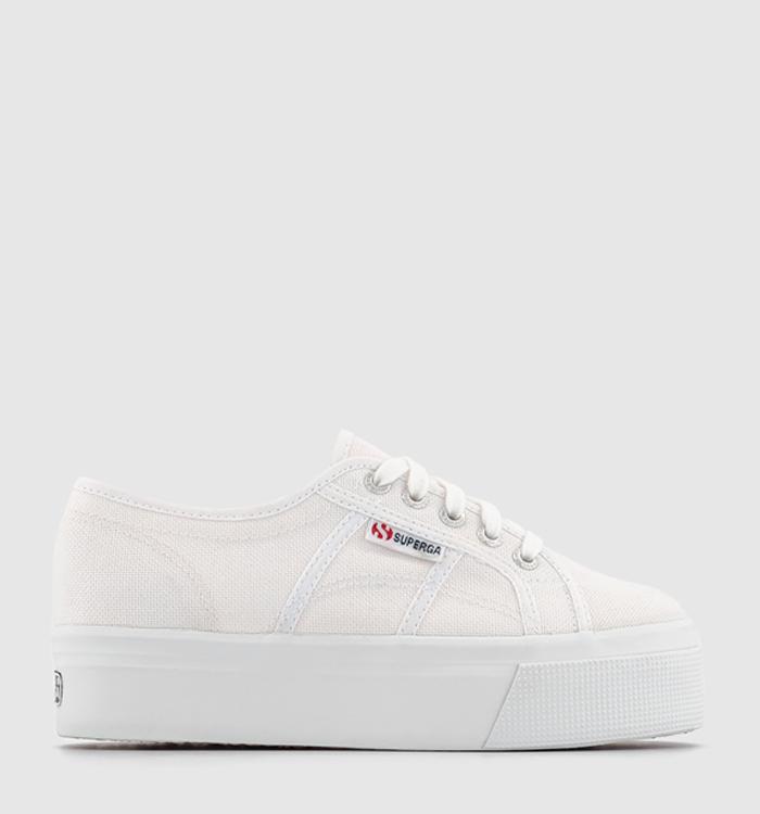 Superga slip on outlet white