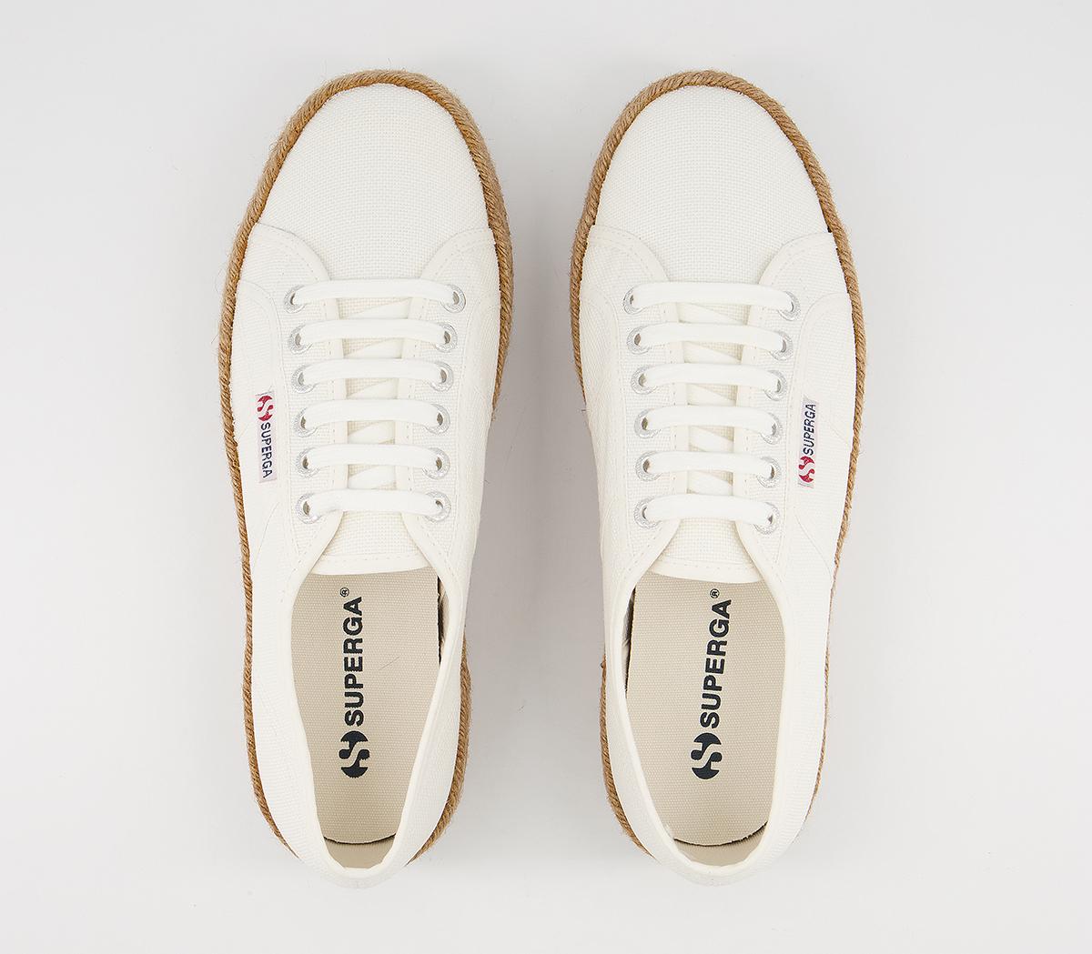 superga 2790 white espadrille