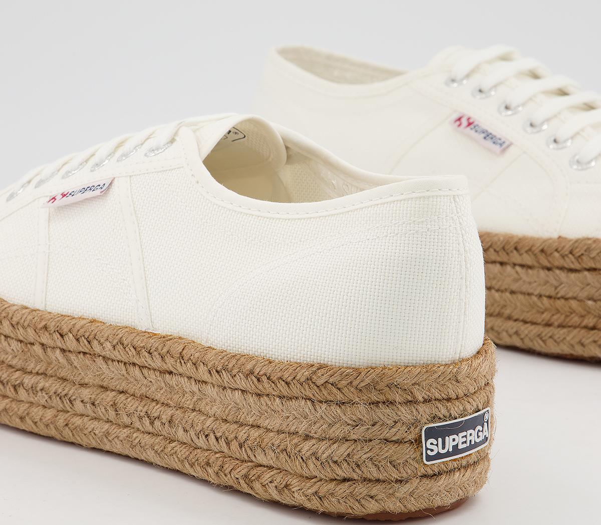 superga 2790 white espadrille