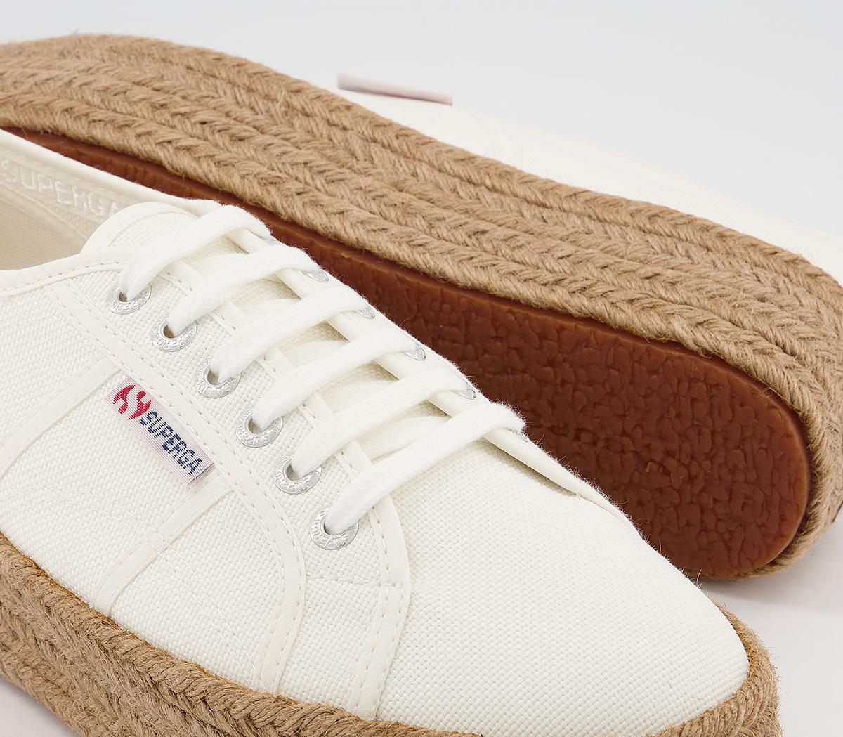 superga 2790 white espadrille