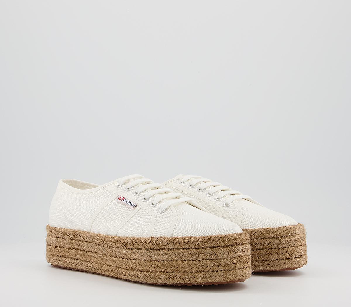 superga 2790 white espadrille