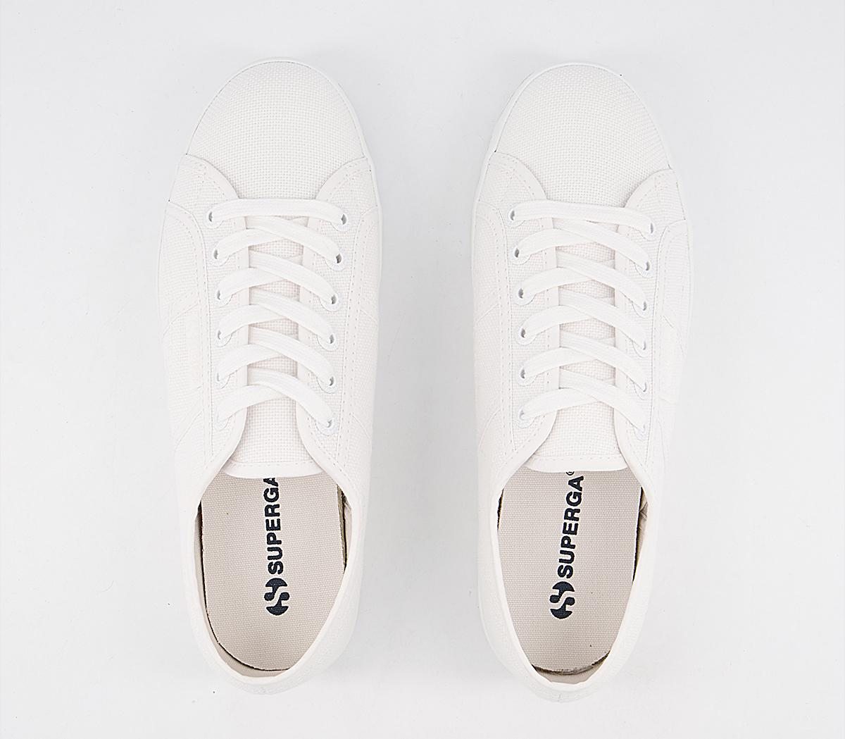 Superga 2790 Trainers Superga 2790 Trainers Flower Bloom Lettering White Flowers