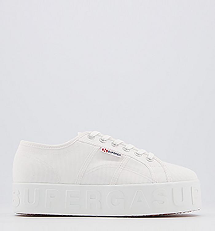 Superga 2790 Trainers White 3d Lettering
