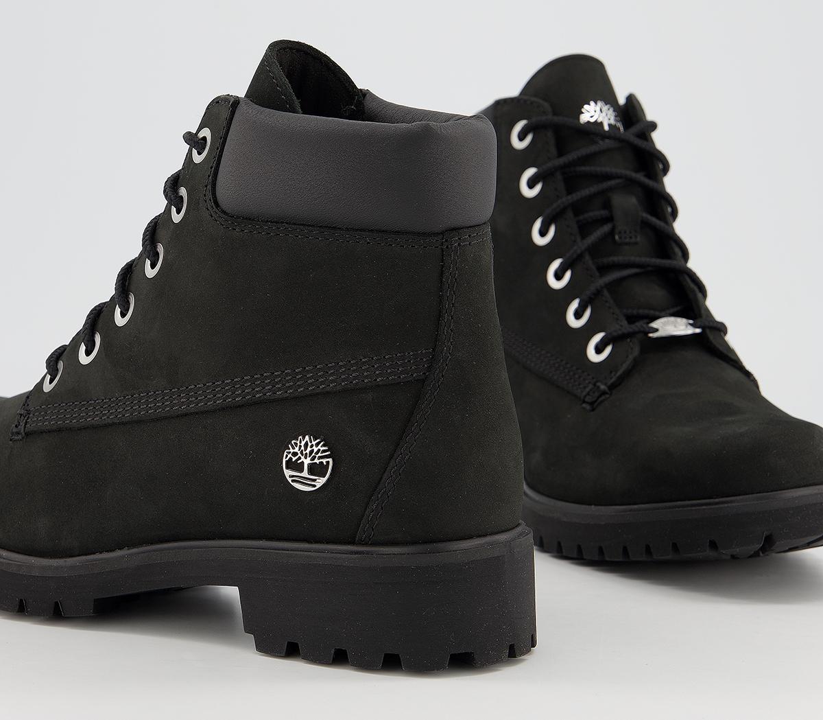 Timberland Slim Premium 6 Inch Boots Timberland Slim Premium 6 Inch Boots Black Nubuck