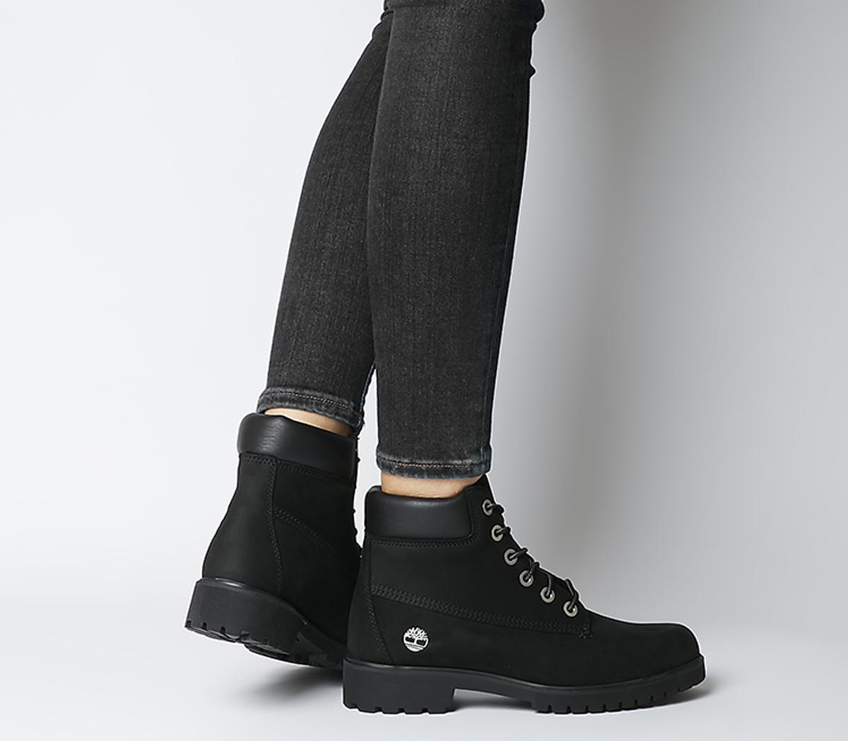 importeren Absorberend kopiëren Timberland Slim Premium 6 Inch Boots Black Nubuck - Hers Exclusives