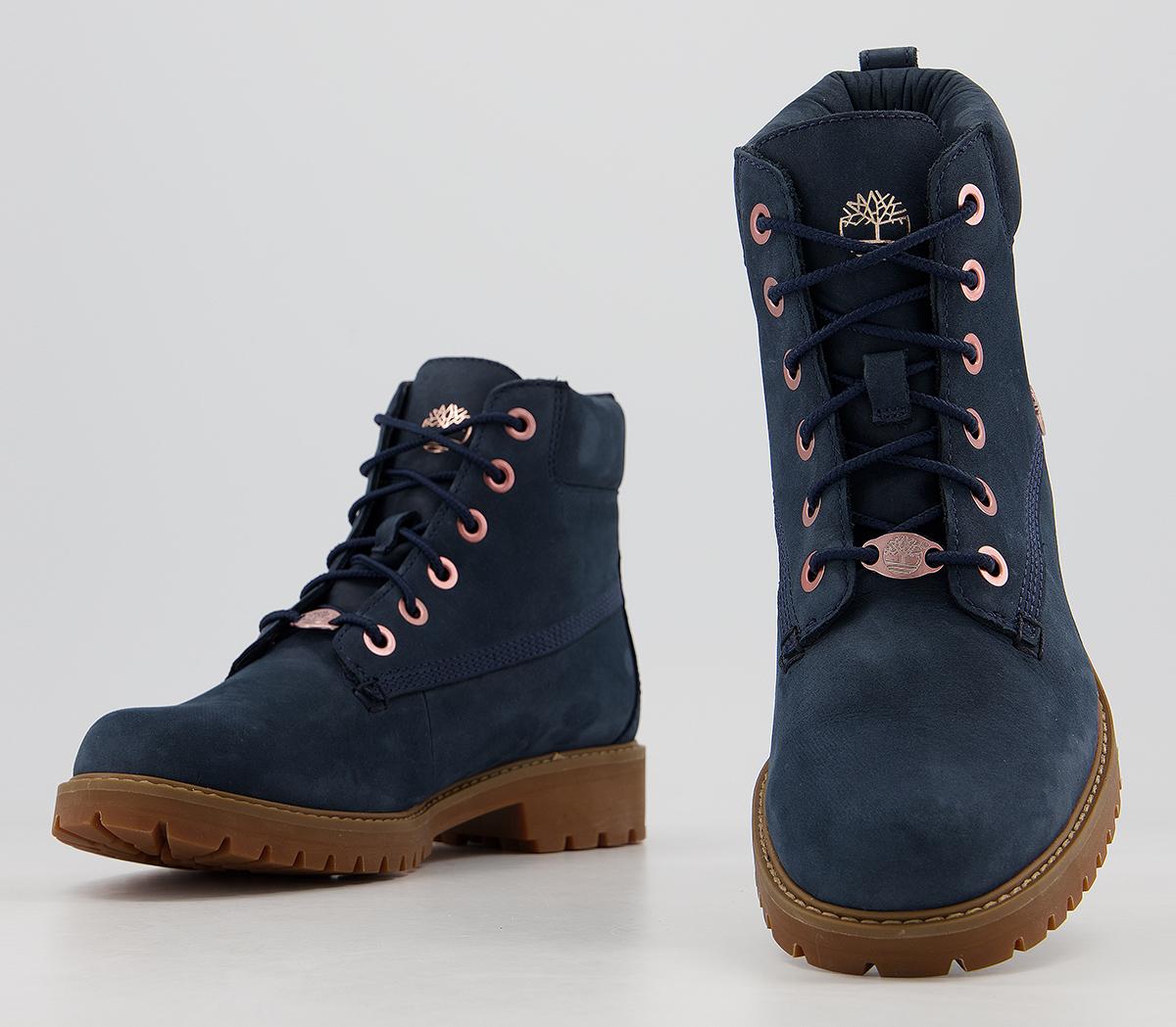 TimberlandSlim Premium 6 Inch BootsBlack Iris Nubuck