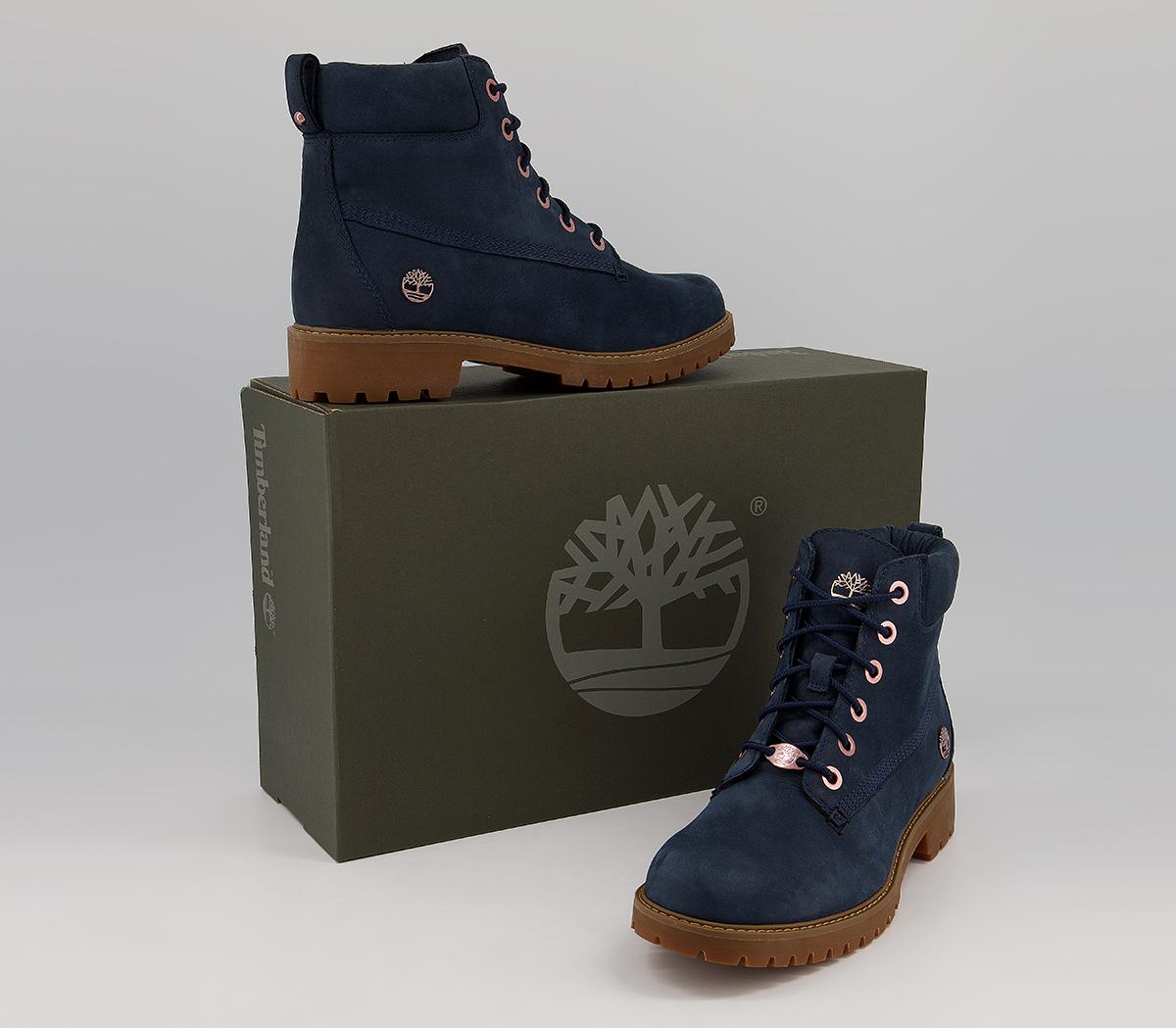 TimberlandSlim Premium 6 Inch BootsBlack Iris Nubuck