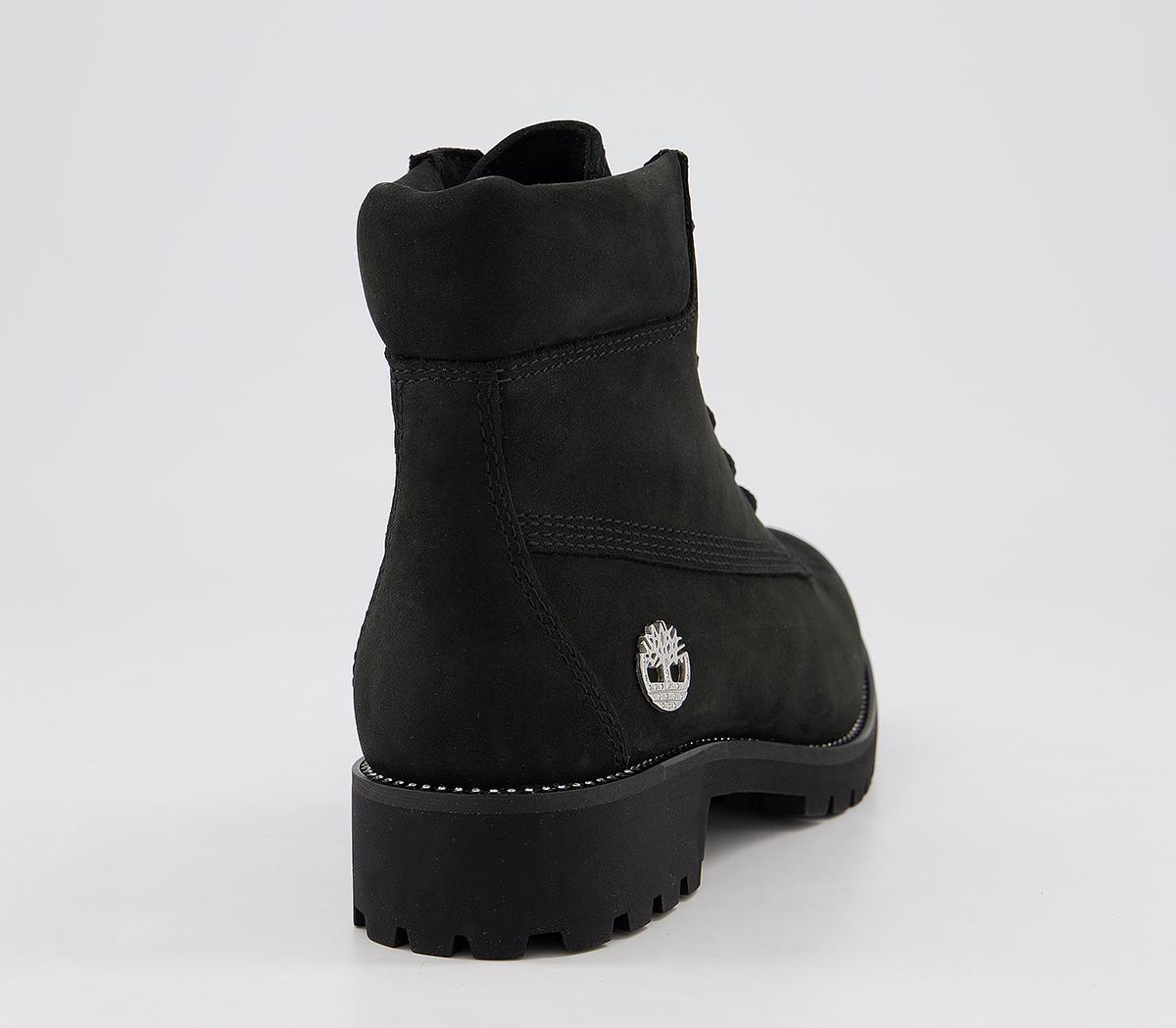 Timberland Slim Premium 6 Inch Boots Timberland Slim Premium 6 Inch Boots Black Nubuck Diamond