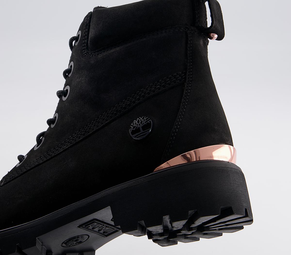 Timberland Slim Premium 6 Inch Boots Timberland Slim Premium 6 Inch Boots Black Metallic Heel