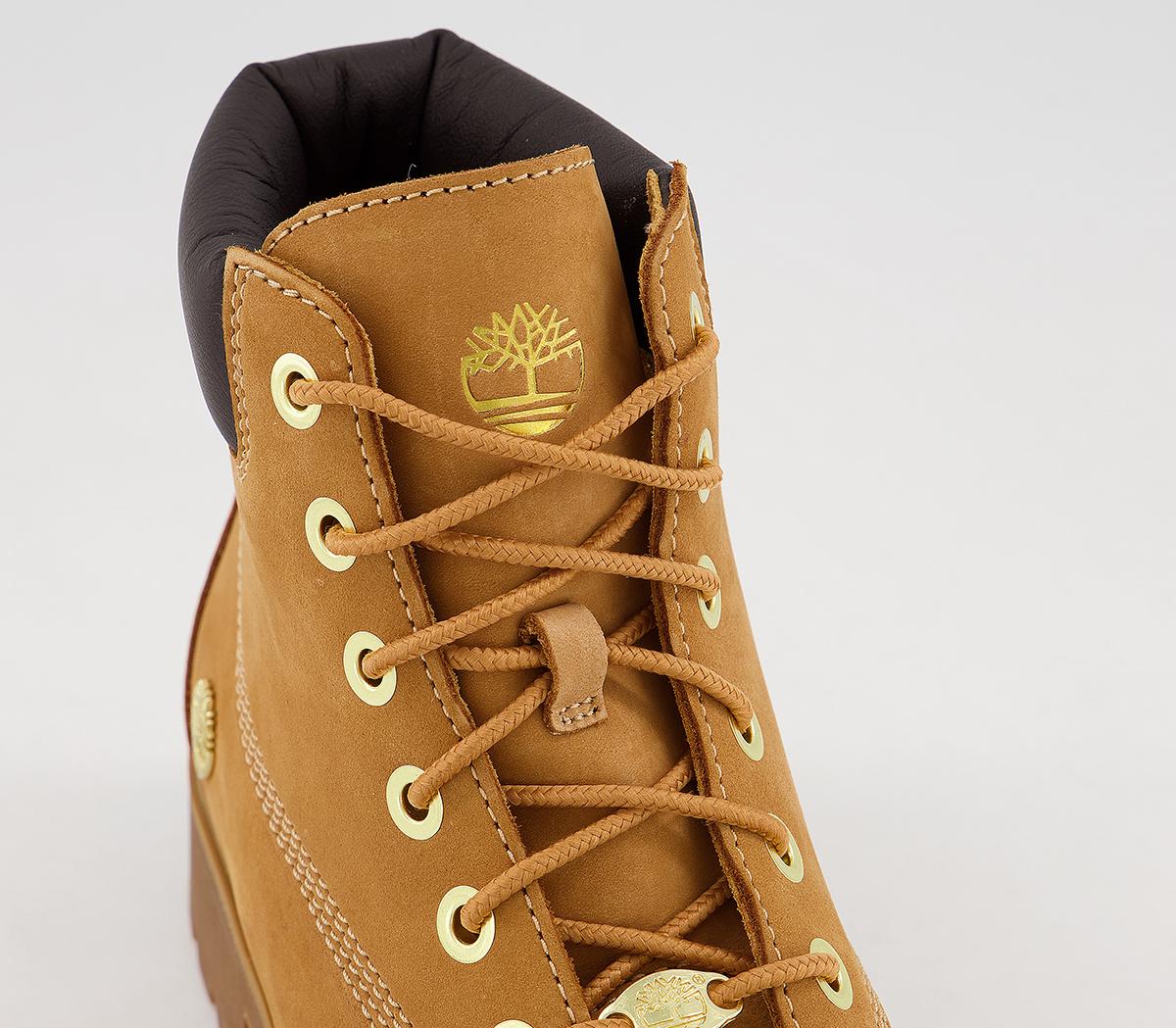 Timberland Slim Premium 6 Inch Boots Timberland Slim Premium 6 Inch Boots Wheat Nubuck