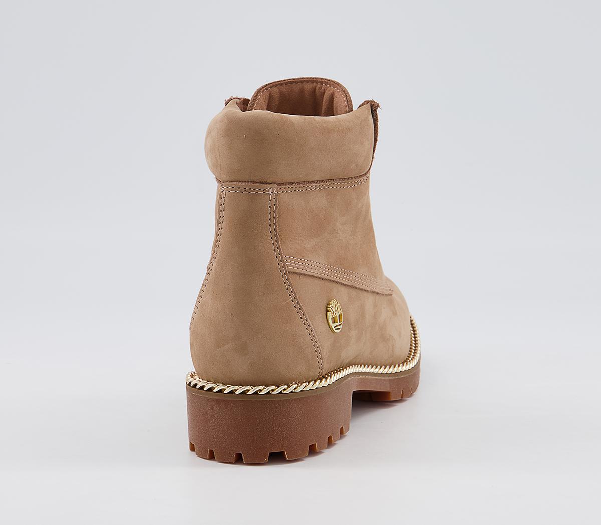 Timberland Slim Premium 6 Inch Boots Timberland Slim Premium 6 Inch Boots Tawney Rose Gold Chunky Chain