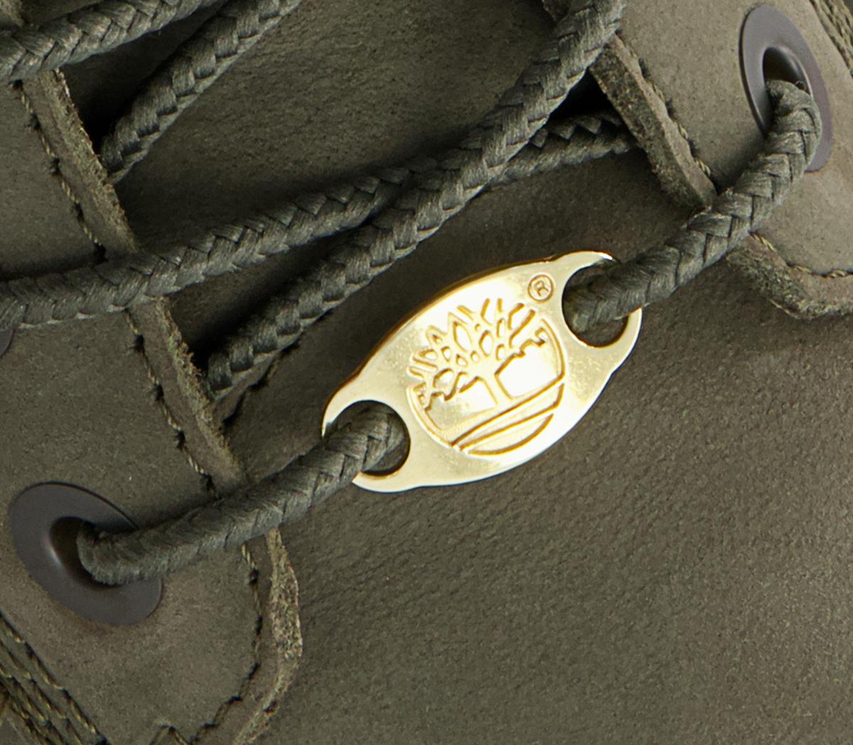 Timberland Slim Premium 6 Inch Boots Timberland Slim Premium 6 Inch Boots Dark Green Metallic Heel