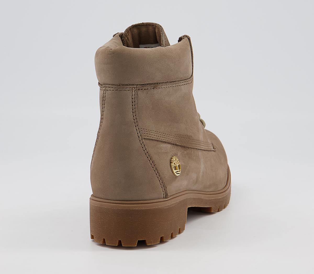 Timberland Slim Premium 6 Inch Boots Timberland Slim Premium 6 Inch Boots Taupe Nubuck