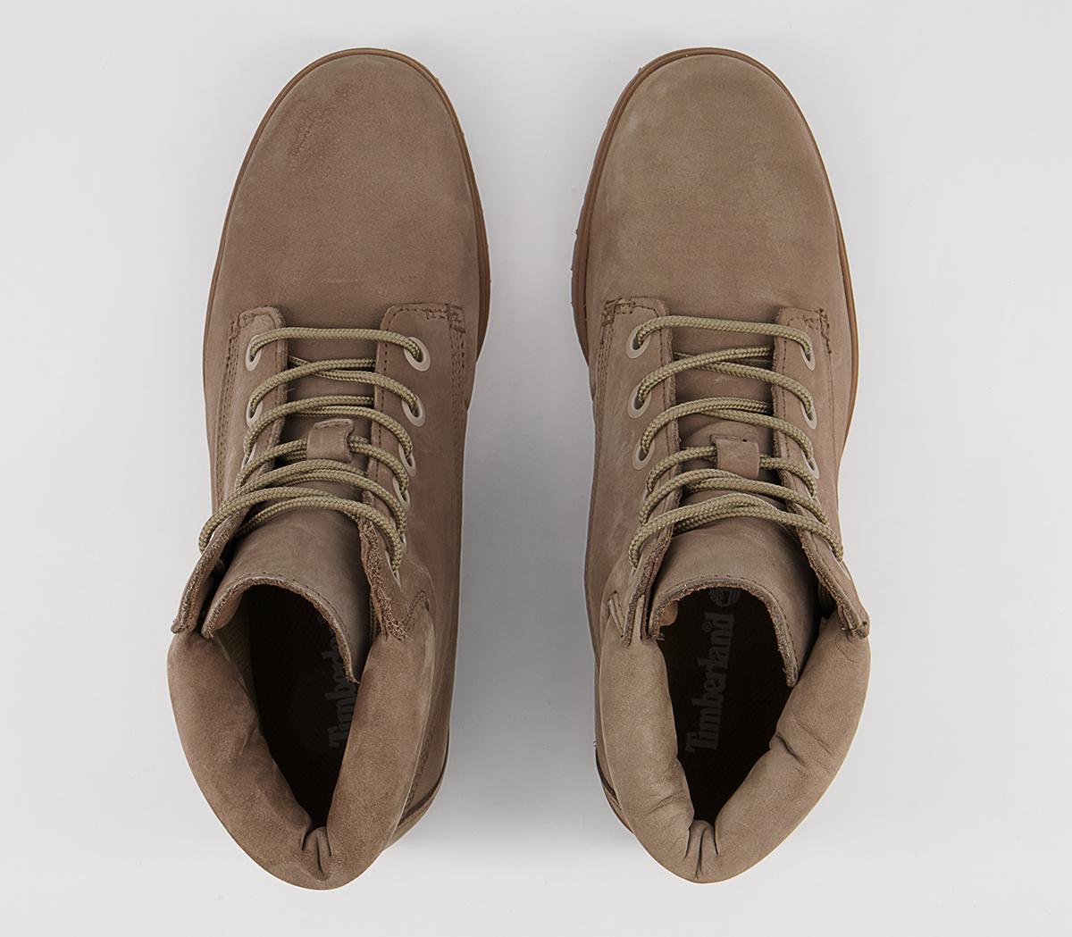 Timberland Slim Premium 6 Inch Boots Timberland Slim Premium 6 Inch Boots Taupe Nubuck
